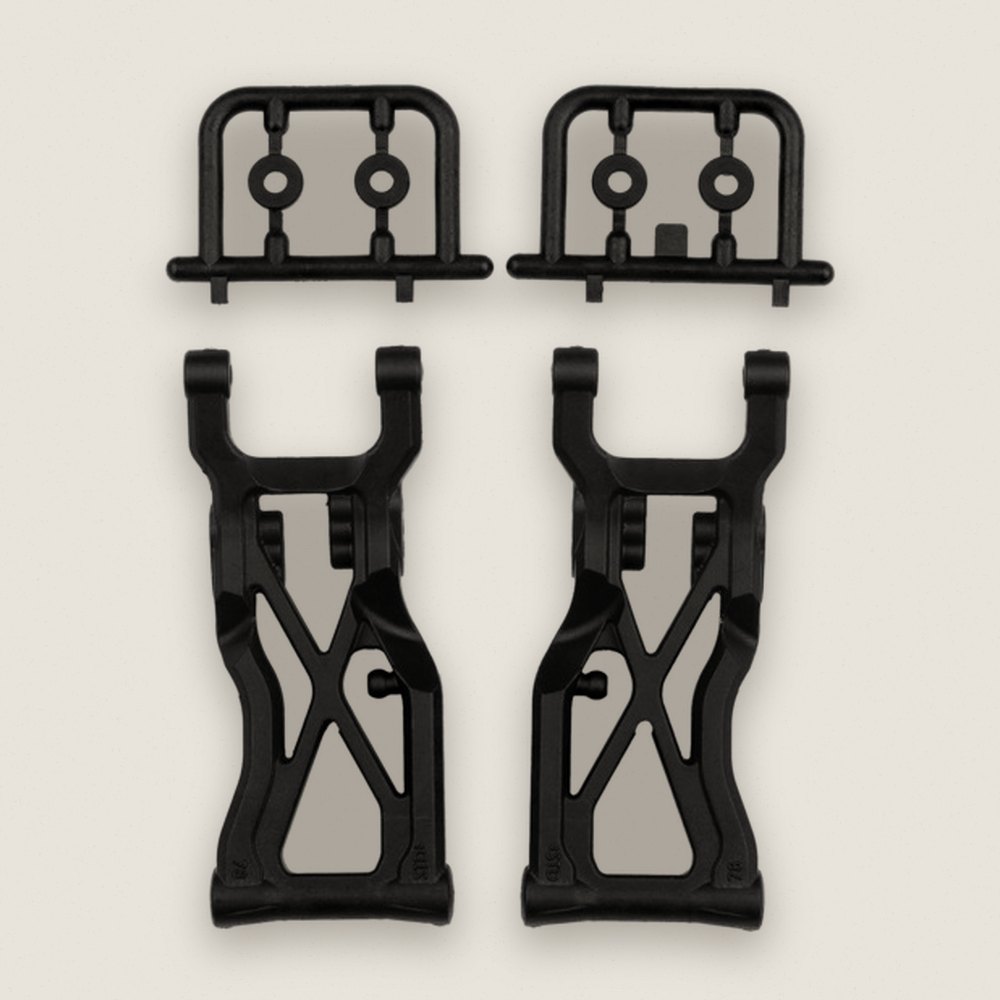 Rear Suspension Arms V2, 78mm for RC10b7 - Associated