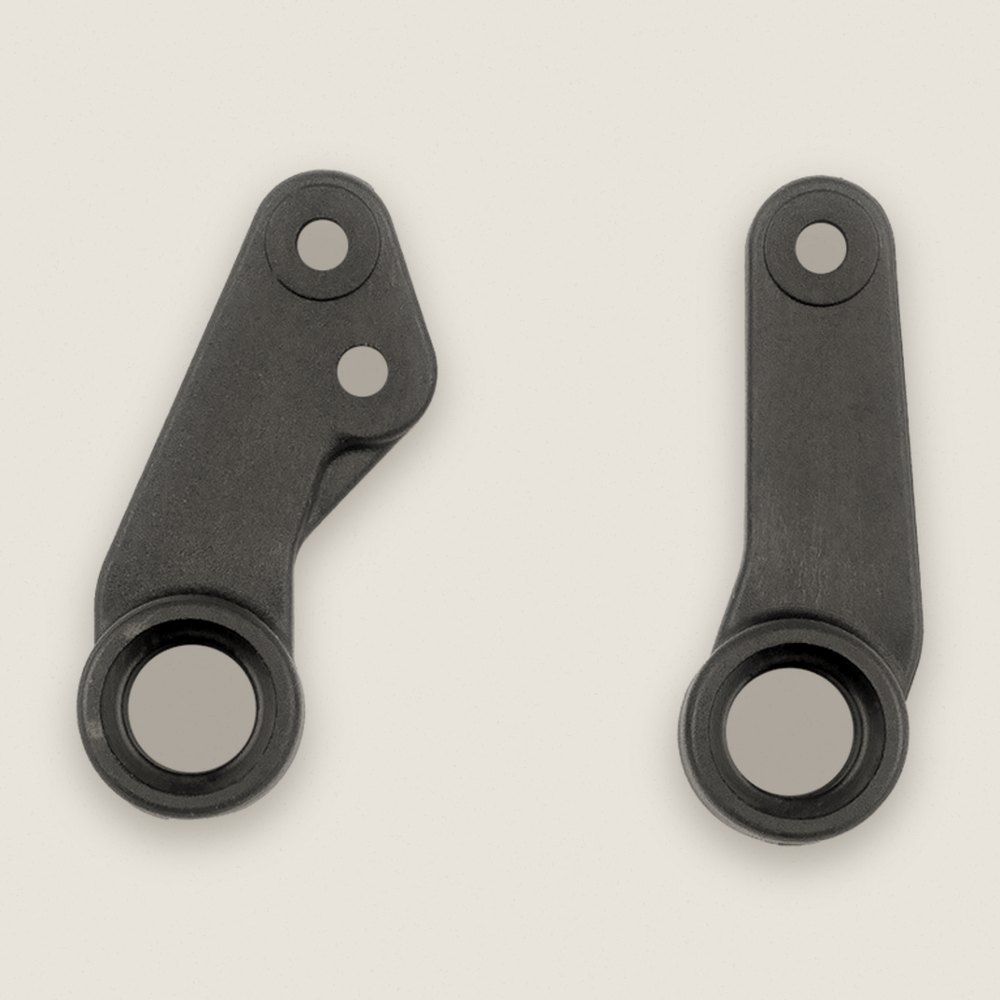 Carbon Steering Bellcranks V2, Factory Team for RC10B84 - Associated