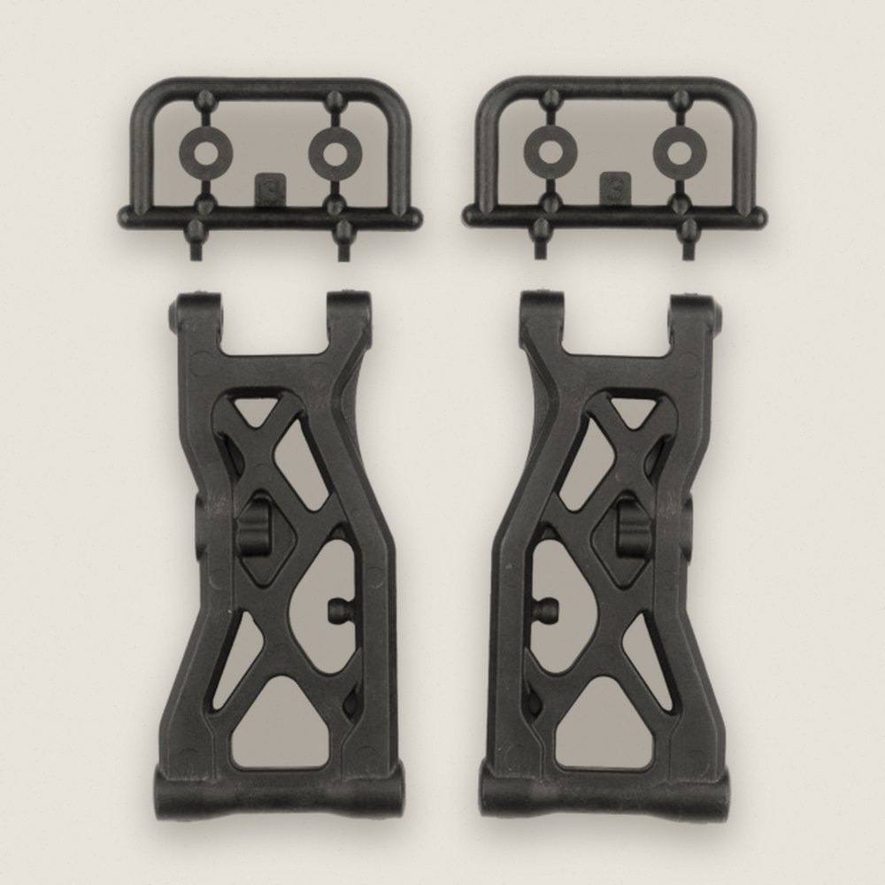 Carbon Front Suspension Arms, 73mm, Factory Team for RC10B84 - Associated