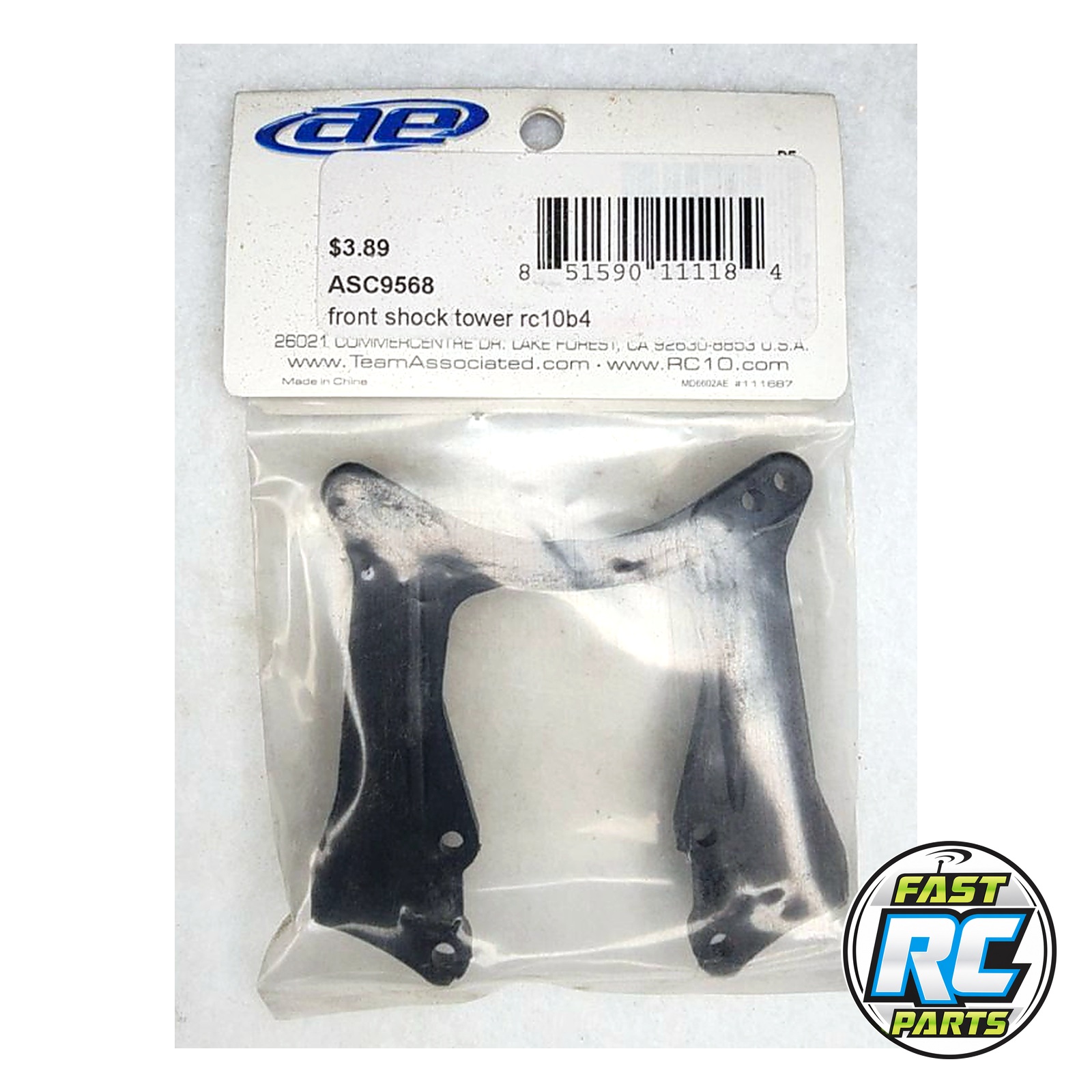 Front Shock Tower for RC10B4 - Associated