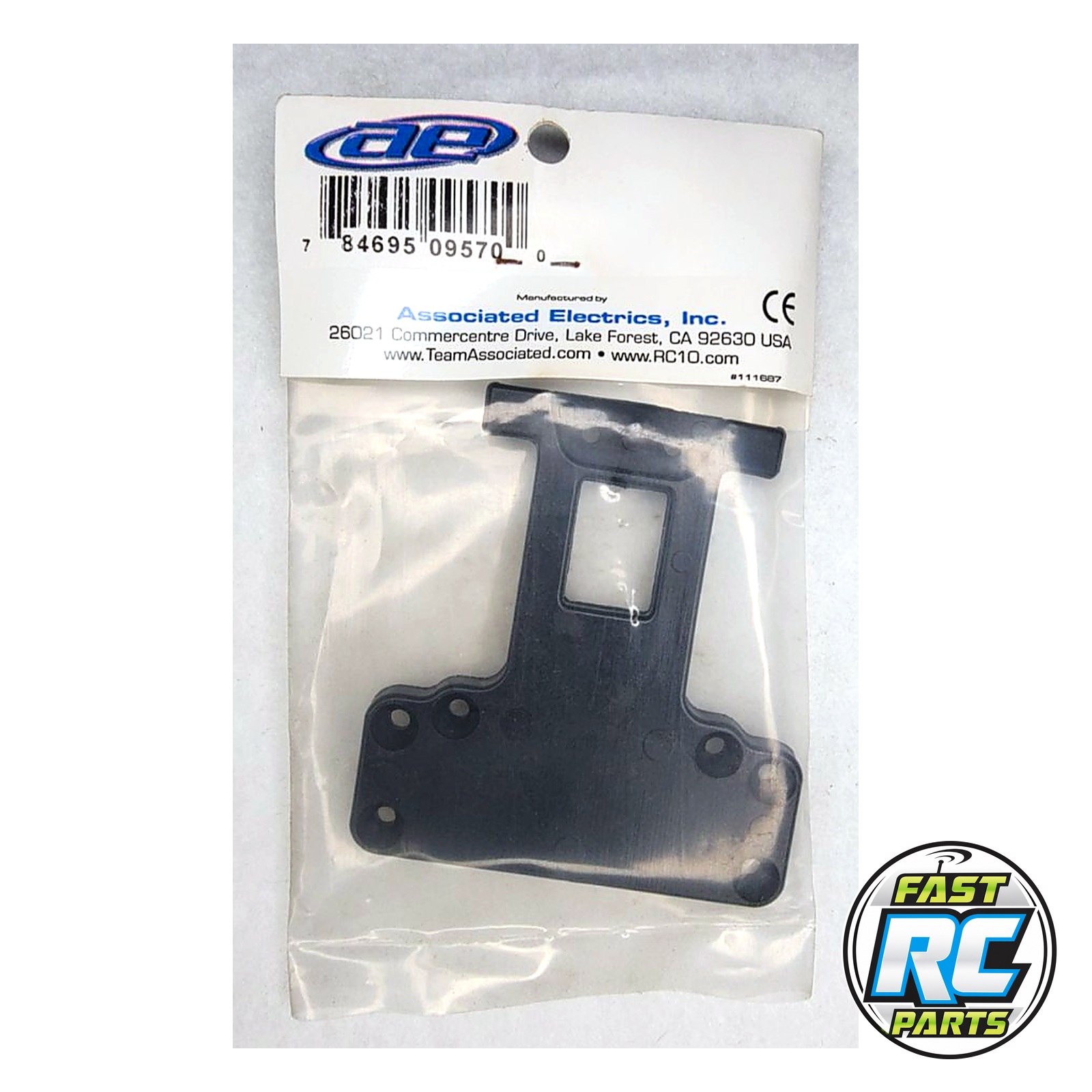 Rear Chassis Plate for RC10B4 - Associated