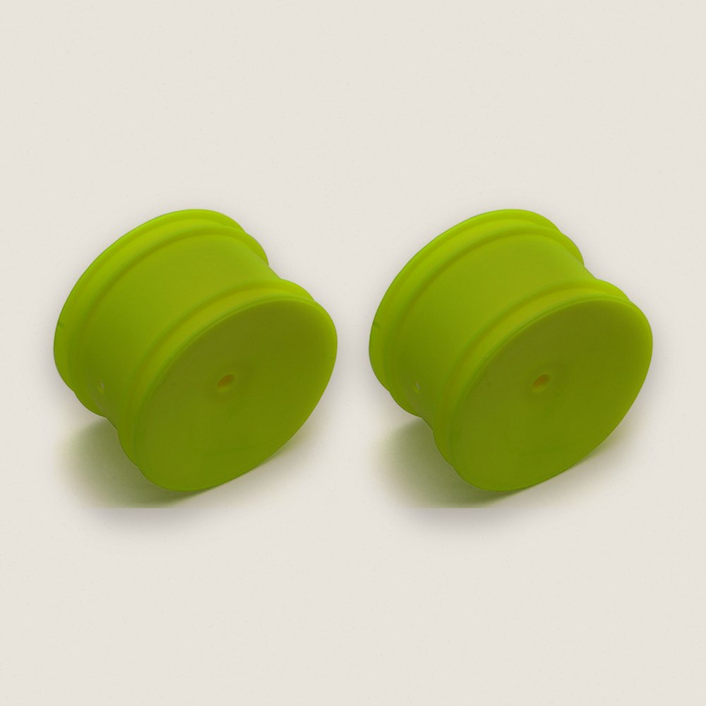Rear Wheels, 2.2 in, 12 mm Hex, Yellow for 2WD/4WD - Associated