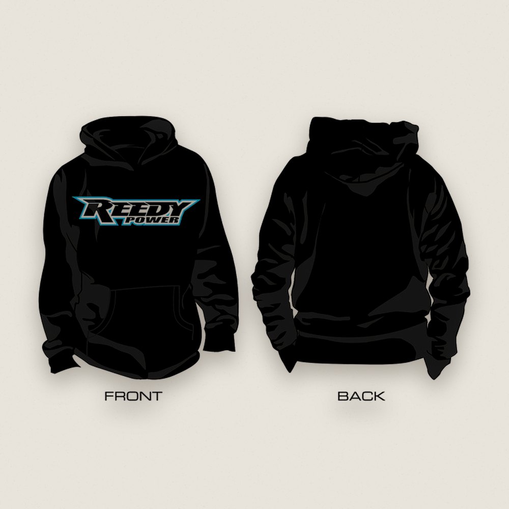 Pullover Hoodie, Black XL, Reedy W24 - Associated