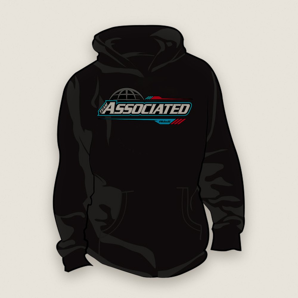 Pullover Hoodie, Black Medium, Team AE WC25 - Associated