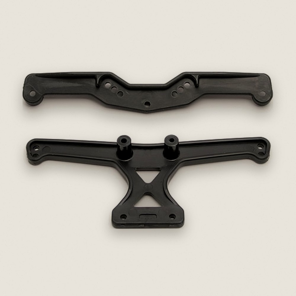 Body Mounts, Front and Rear, for SC10 - Associated