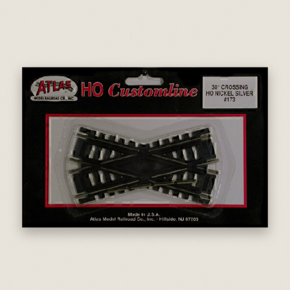 Custom Crossing, HO Code 100, 30 Degree - Atlas Trains