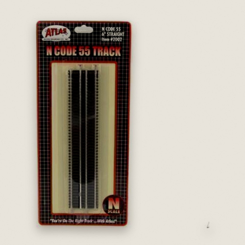 Straight Track, N Code 55, 6 Straight 6 - Atlas Trains