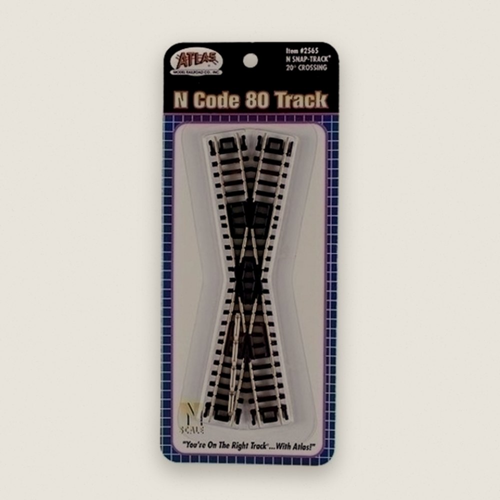 Crossing, N Code 80, 20 Degree - Atlas Trains