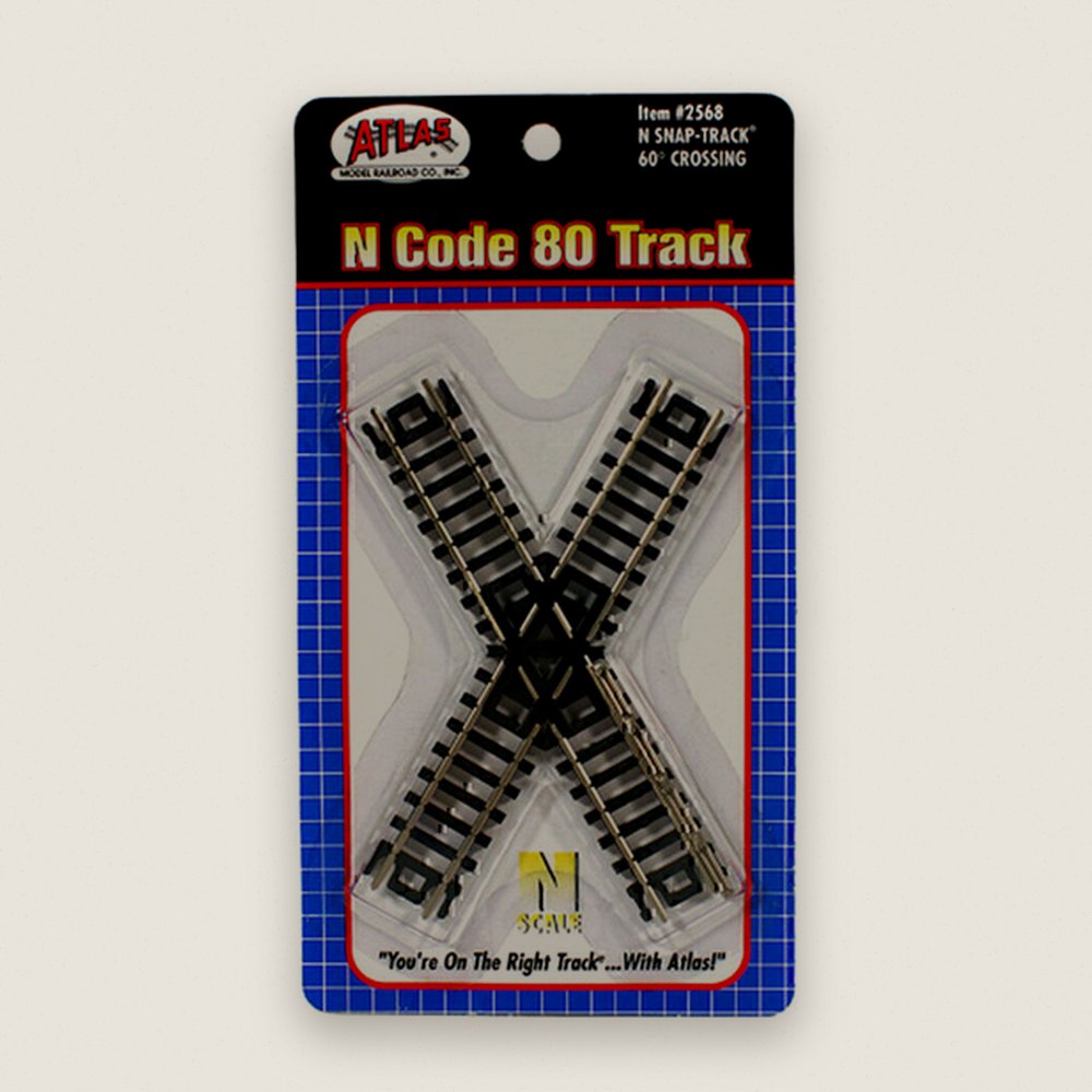 Crossing, N Code 80, 60 Degree - Atlas Trains