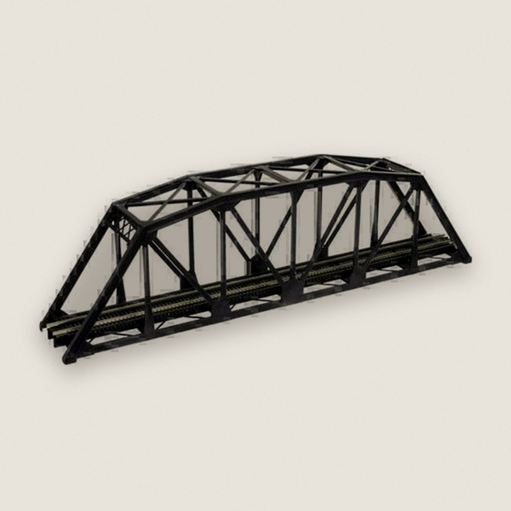 Through Truss Bridge Kit, N Code 80, Black - Atlas Trains