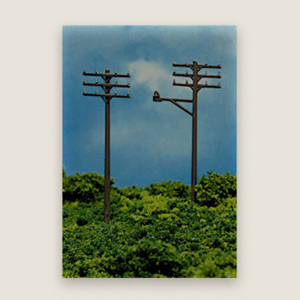 Telephone Poles, Set of 12, N - Atlas Trains