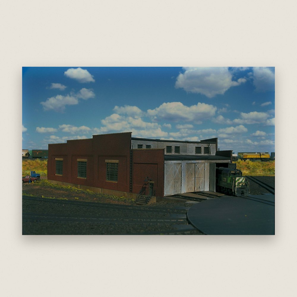 3-Stall Roundhouse Kit, N - Atlas Trains