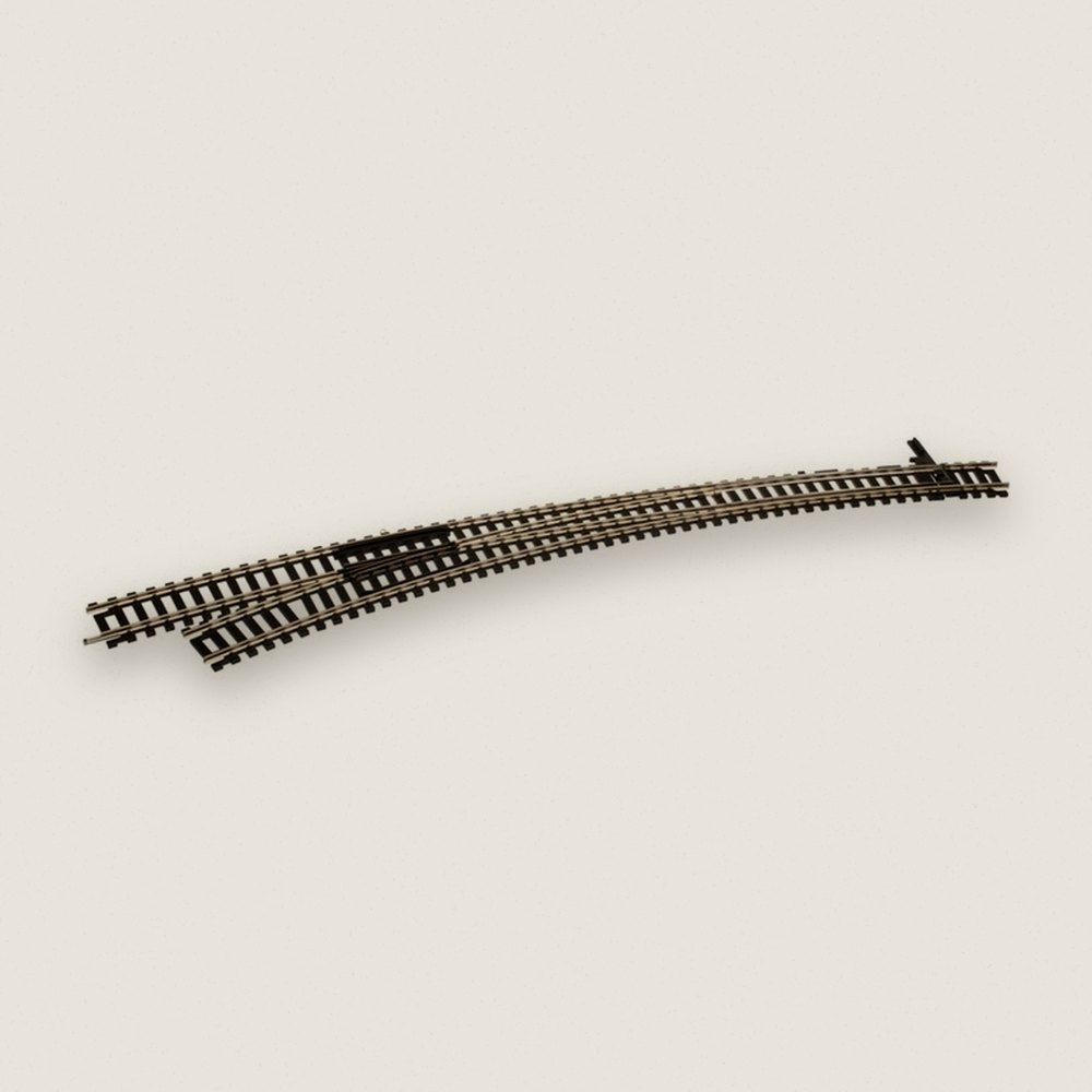 Curved Left-Hand Turnout, HO Code 100 - Atlas Trains