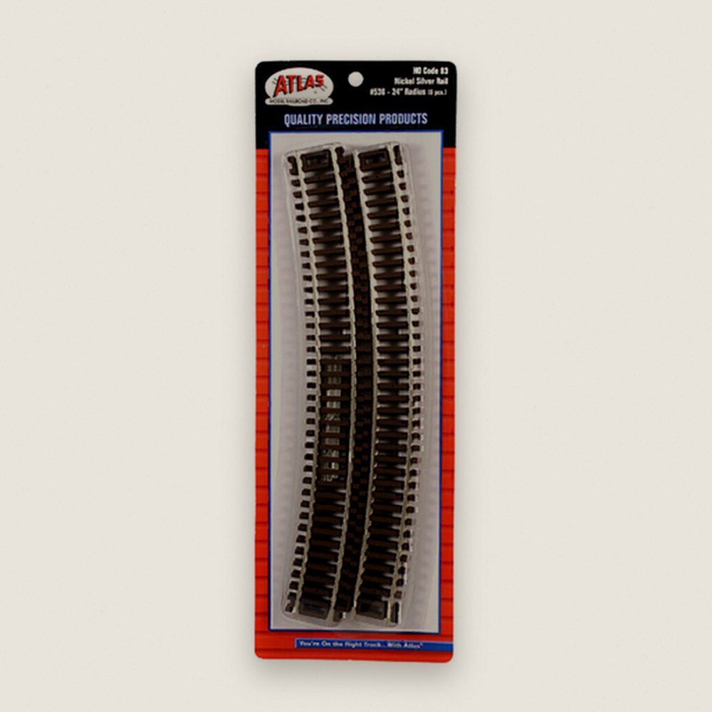 24 Radius Curves (6), HO C83 - Atlas Trains