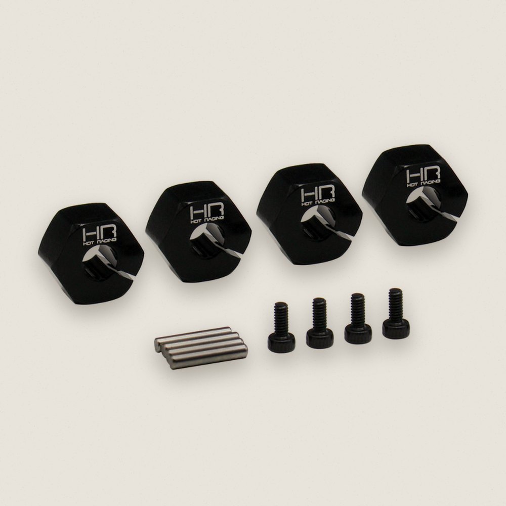 Clamping Hex Wheel Hubs, +3mm, 12mm, UTB SCX3 - Hot Racing
