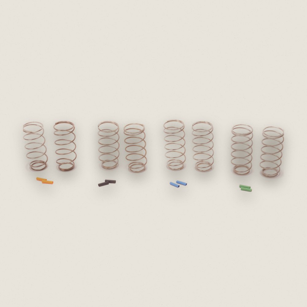 Mild Spring Tuning Set, Medium, 4 Pairs - AEROX Performance RC