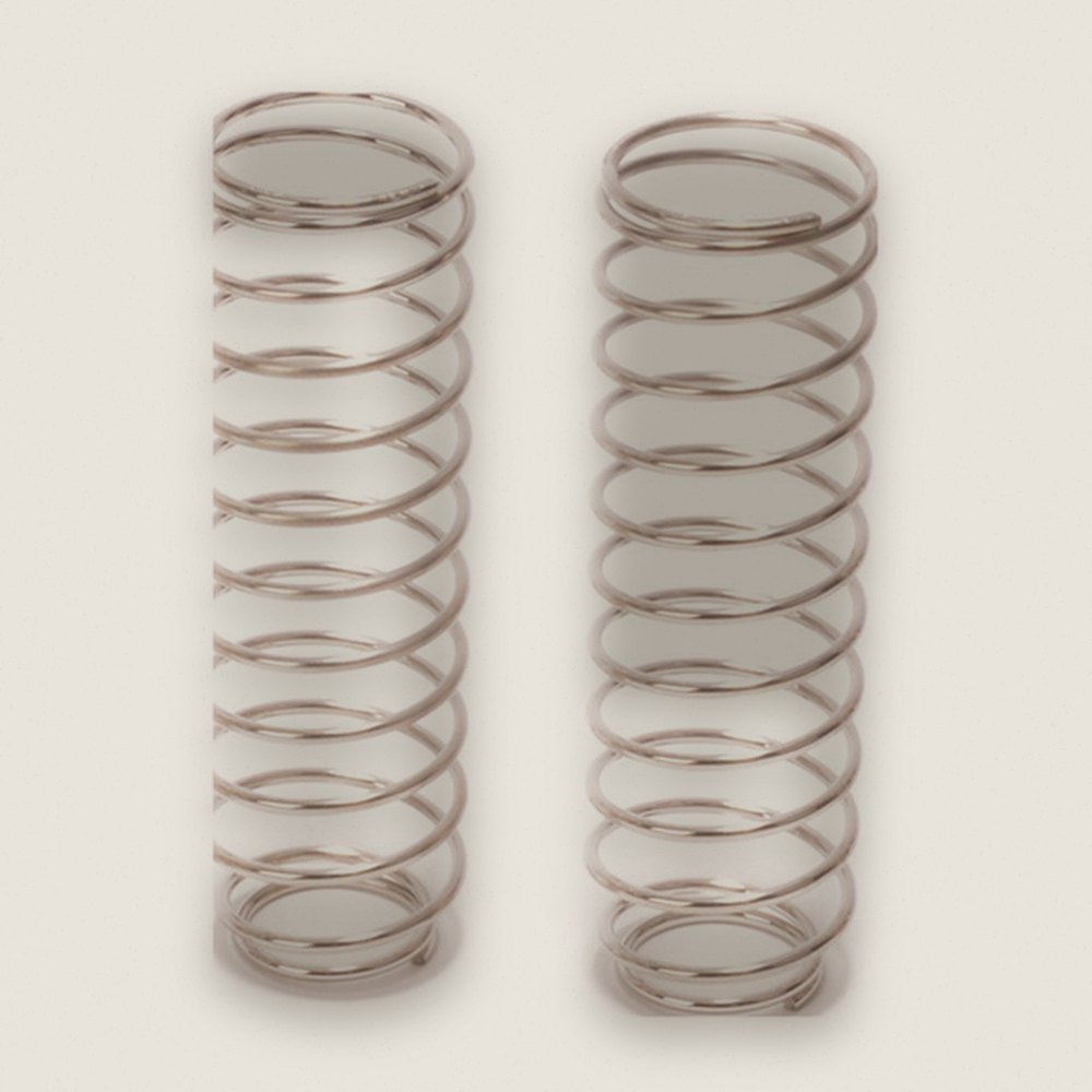 Mild Spring, Long White, 1.8 lb/in (Pair) - AEROX Performance RC