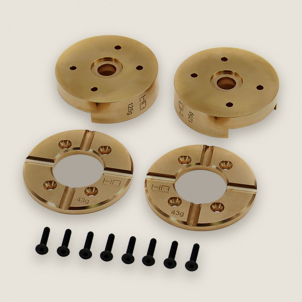 Outer Portal Drive Housing, Brass for AXP8 - Hot Racing