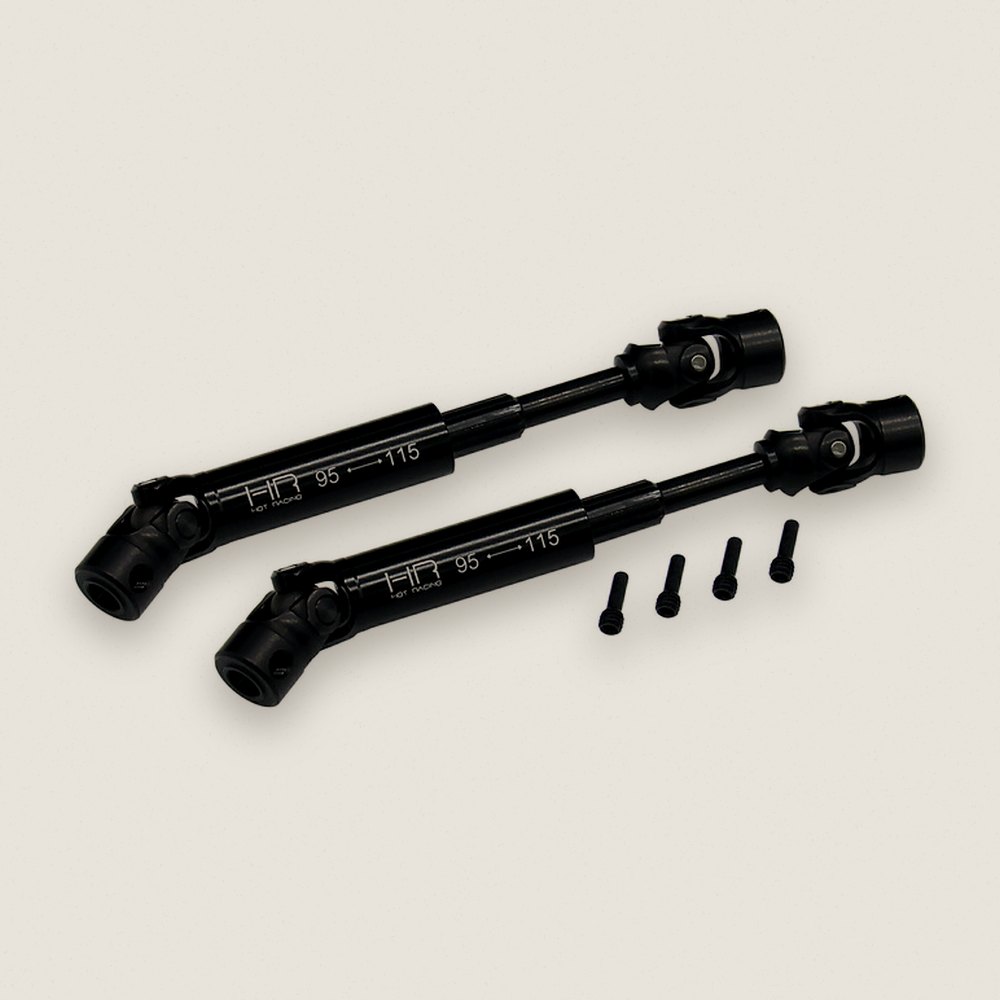 Center Drive Shafts, Steel/6061 U-Joints for AXP8 - Hot Racing