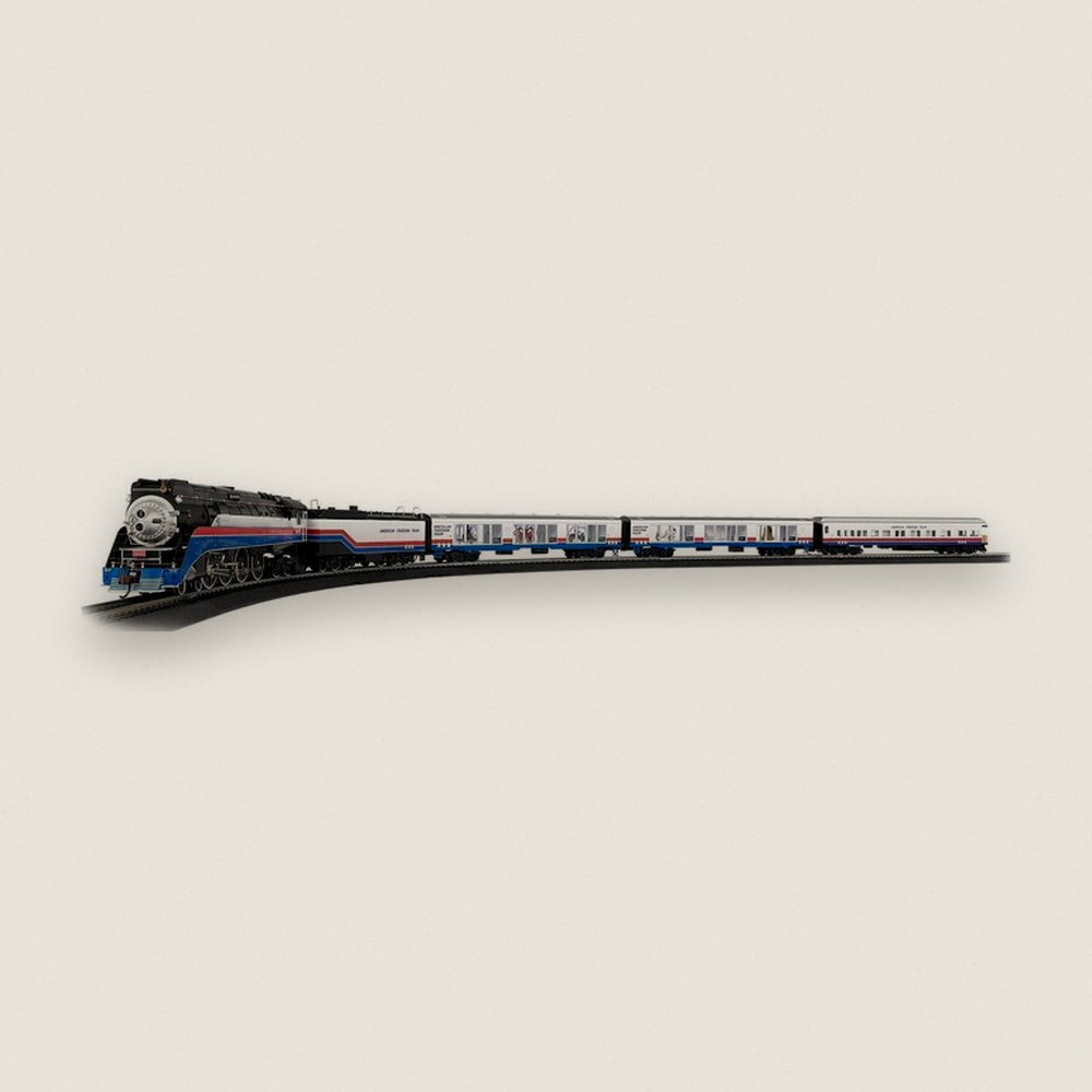 Locomotive, HO Gs4 4-8-4 Limited Edition, 250th Anniversary American Freedom Train - Bachmann