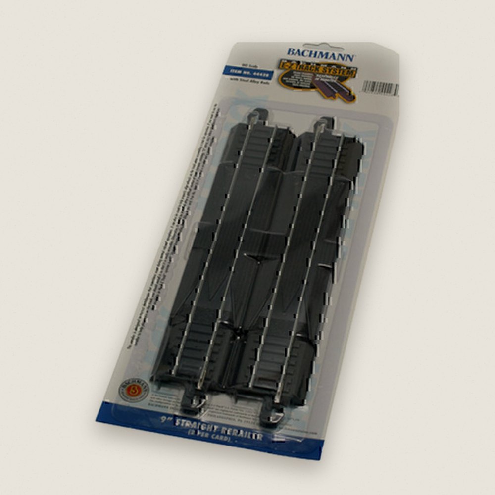 Straight Rerailer, Steel EZ 9 (2), HO - Bachmann