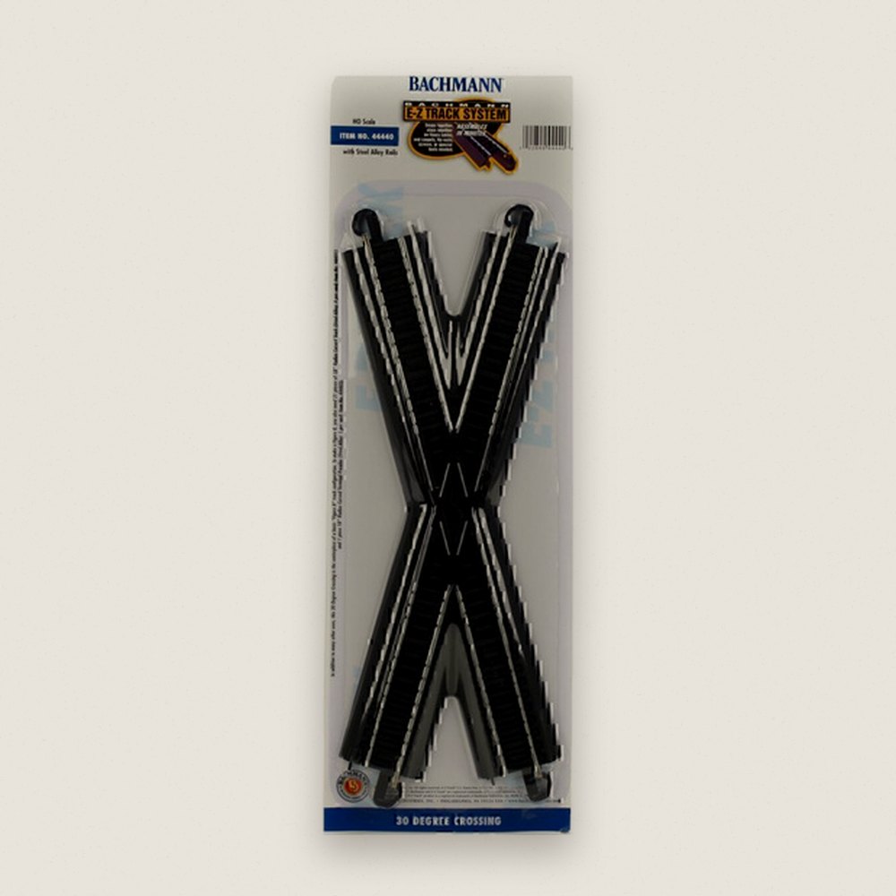 Crossing, Steel EZ 30 Degree, HO - Bachmann