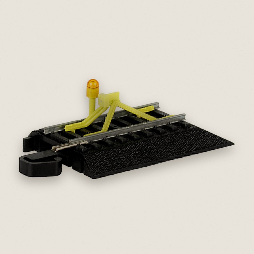 Bumper, LED, HO Steel Aluminum E-Z - Bachmann