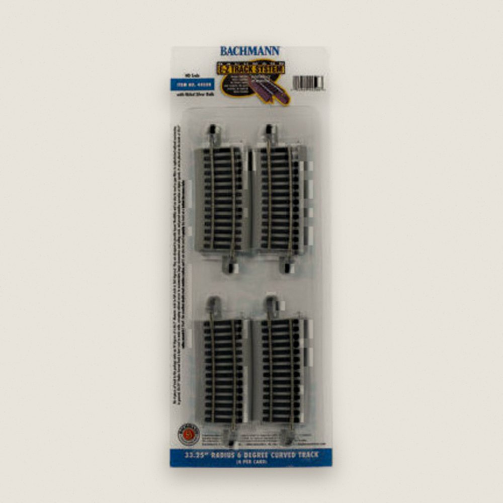 Radius Curve, HO NS EZ 33-1/4 6-Degree - Bachmann