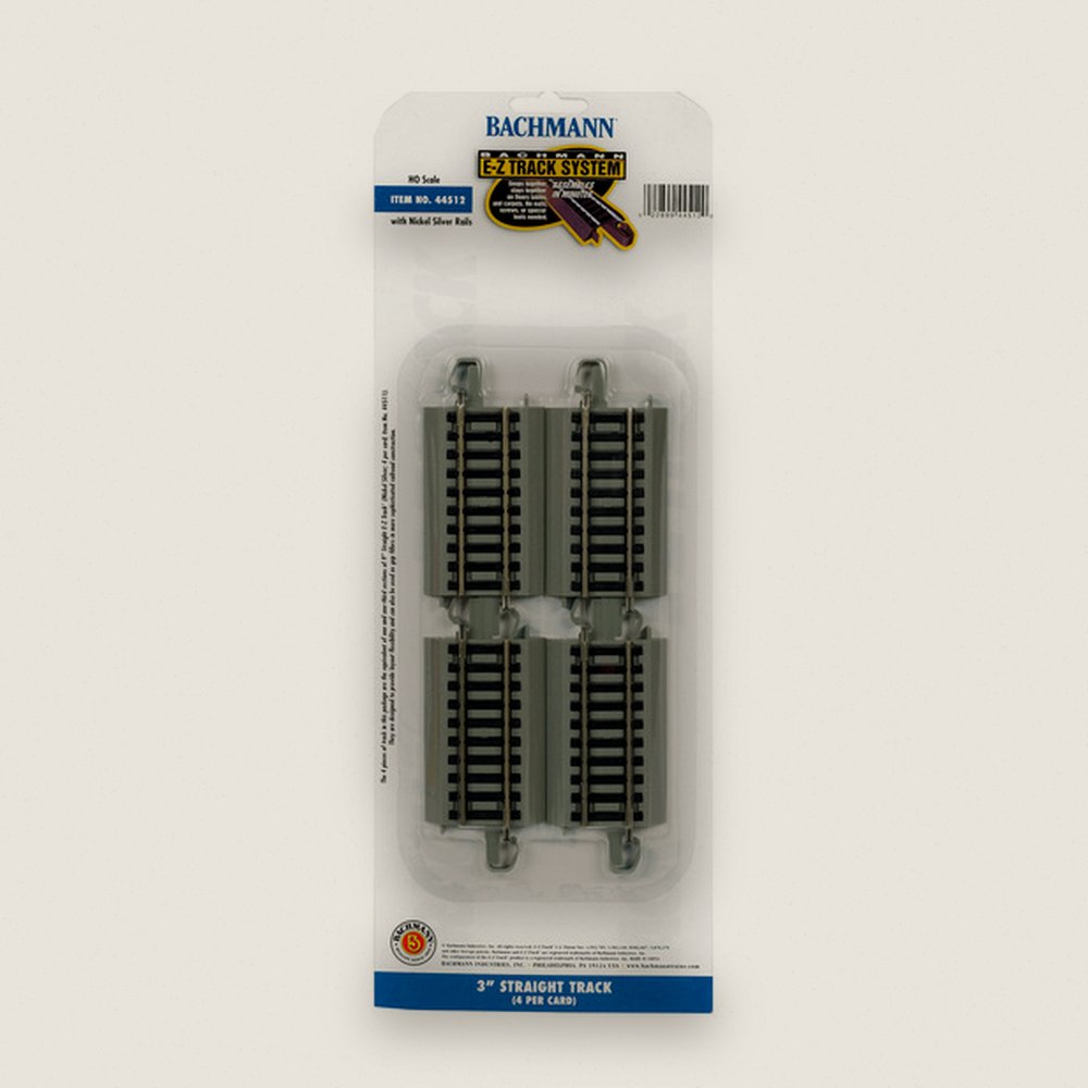 Straight, HO NS EZ 3 (4) - Bachmann