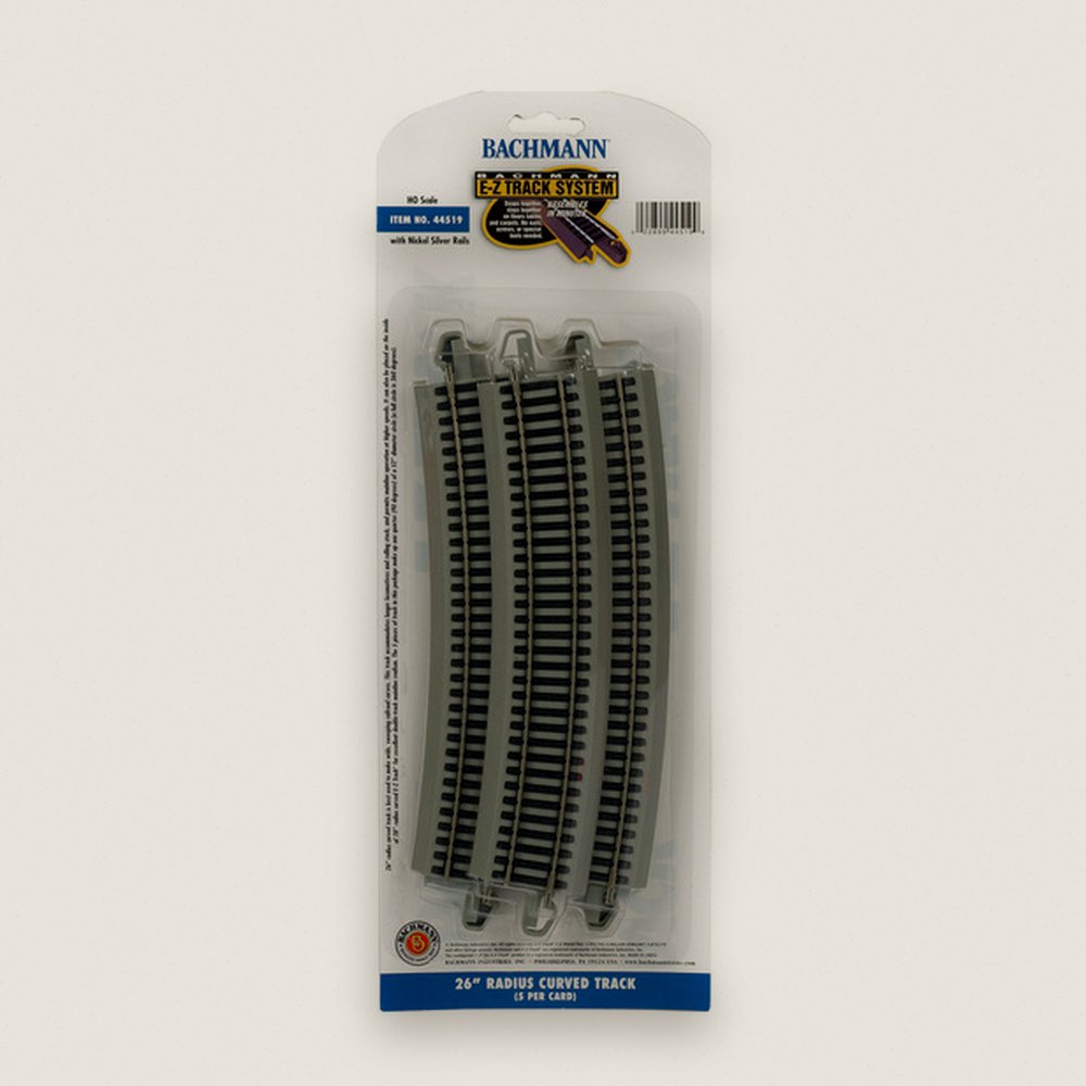 Radius Curve Track, HO NS EZ 26, 5 Pack - Bachmann