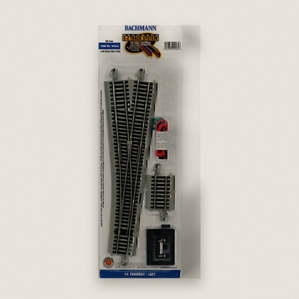 Remote Switch, HO NS EZ #5 Left-Hand - Bachmann