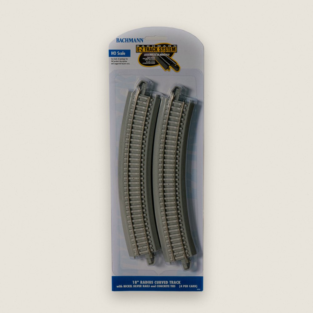 Curved Track, HO 18 Inch Radius - Bachmann