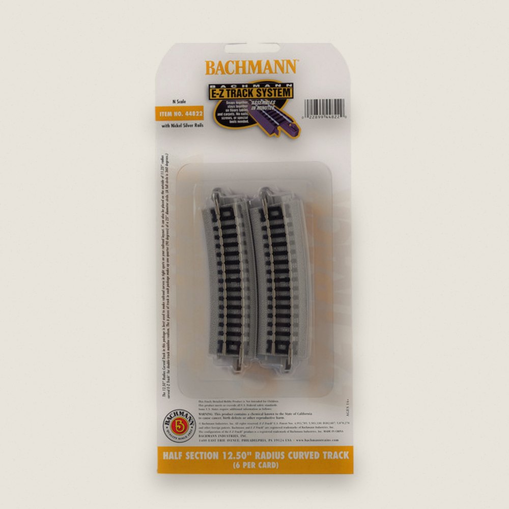 Half Section Curve Track, N NS EZ 12.5 - Bachmann