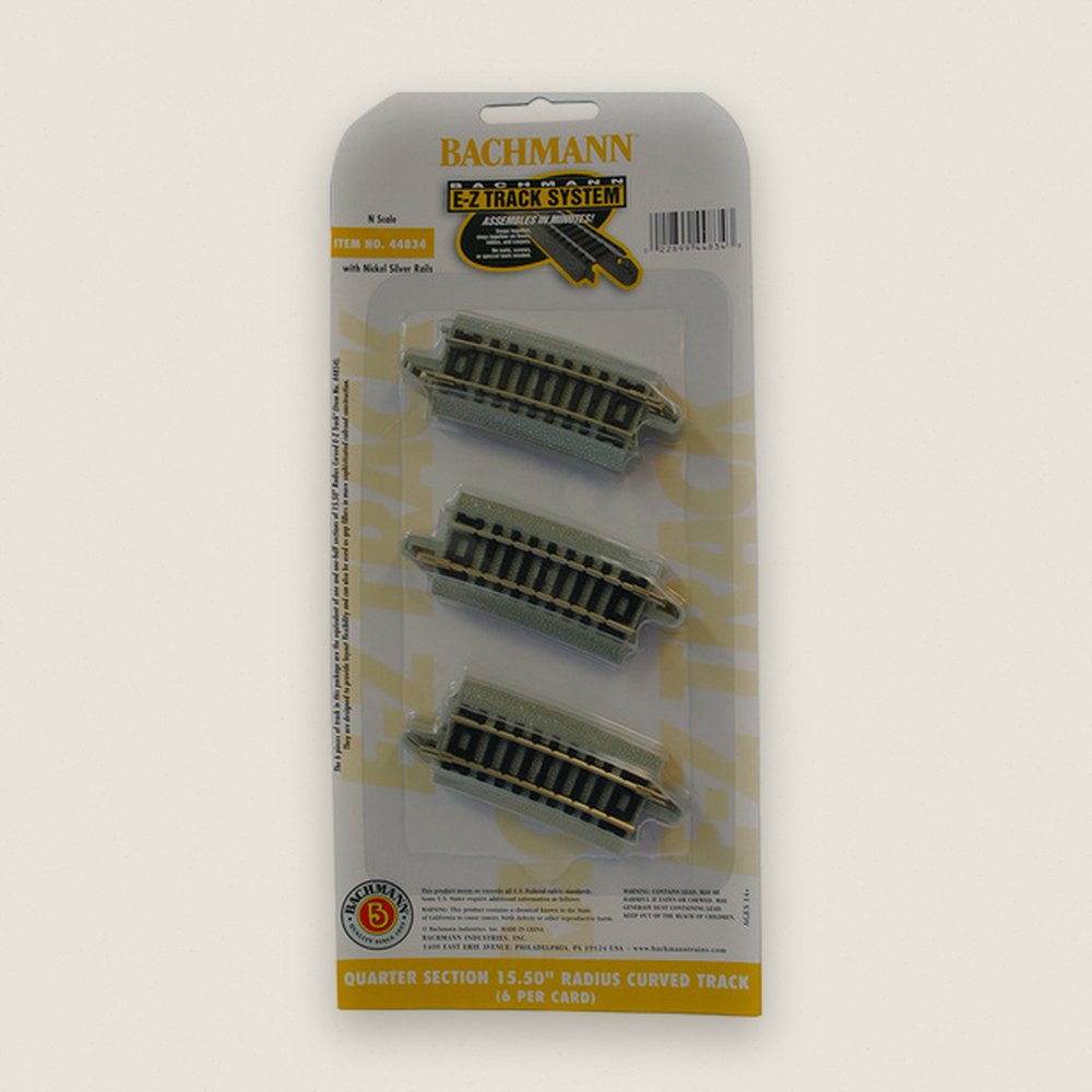 Quarter Section Curve Track, N NS EZ 15.5 - Bachmann