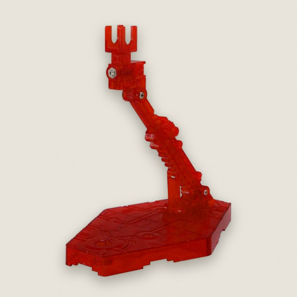 Action Base 2 Display Stand, Clear Red - Bandai