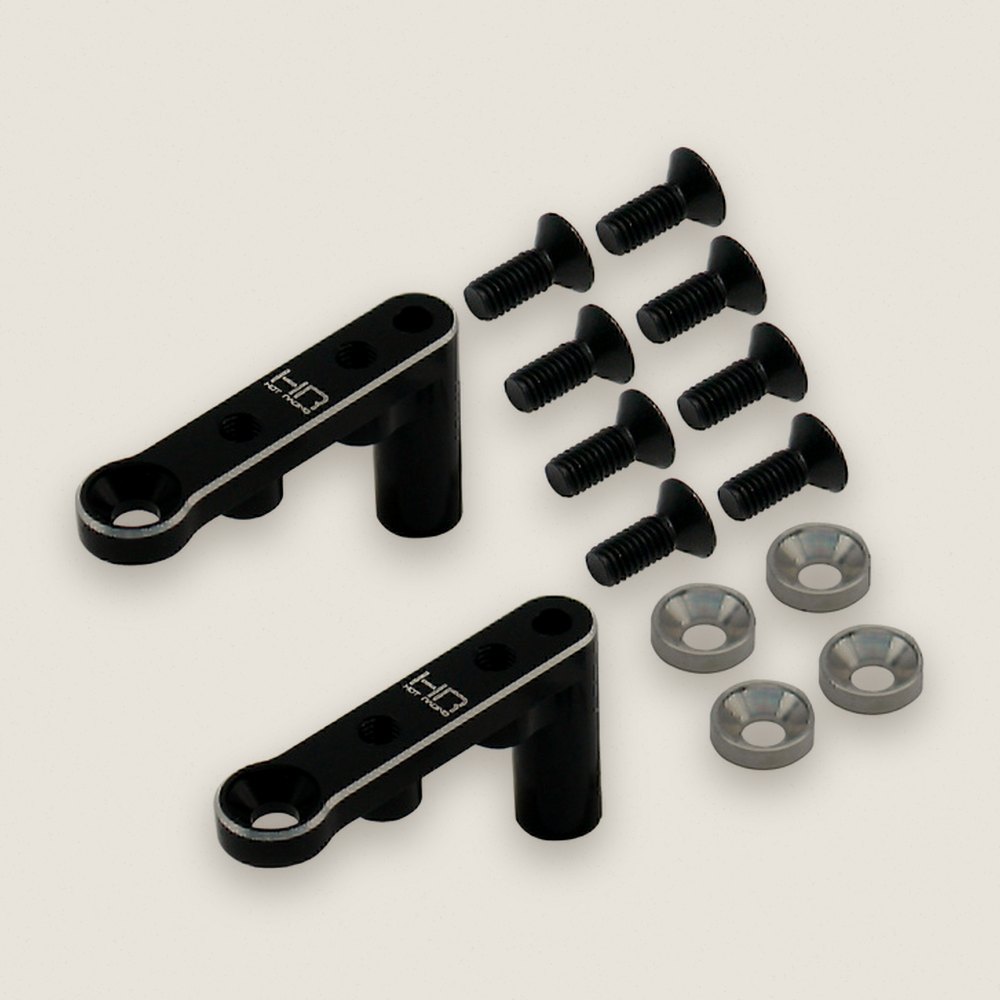 Servo Mount Set, Aluminum for Tamiya BBX BB01 - Hot Racing