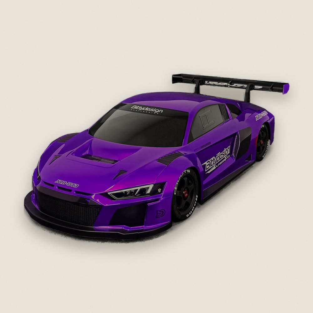 Supercar Body, AR8-GT3 1/7 (Clear) for Arrma Infraction/Limitless - Bittydesign