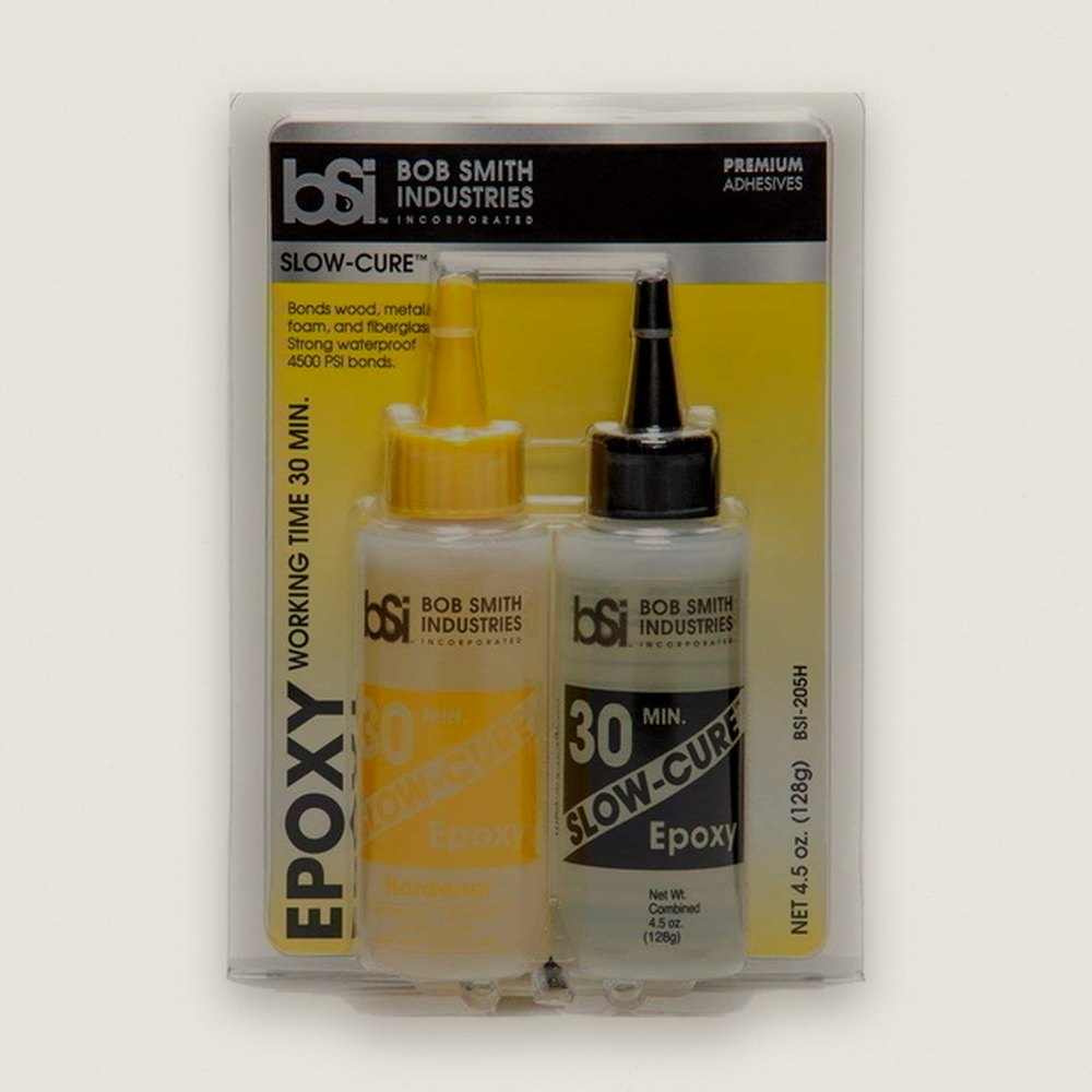 Epoxy, Slow-Cure 30 Min 4.5oz - Bob Smith Industries