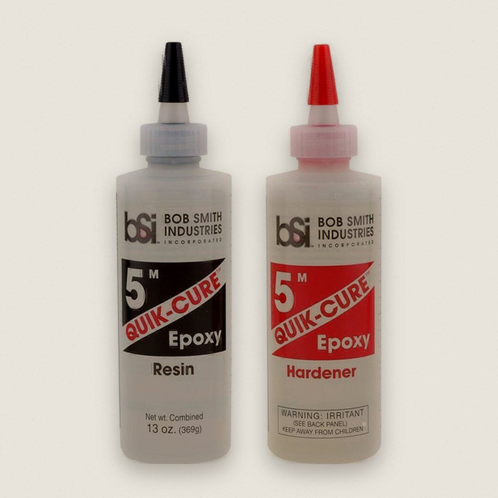 Epoxy Adhesive, Quik-Cure 5 Minute, 13oz - Bob Smith Industries