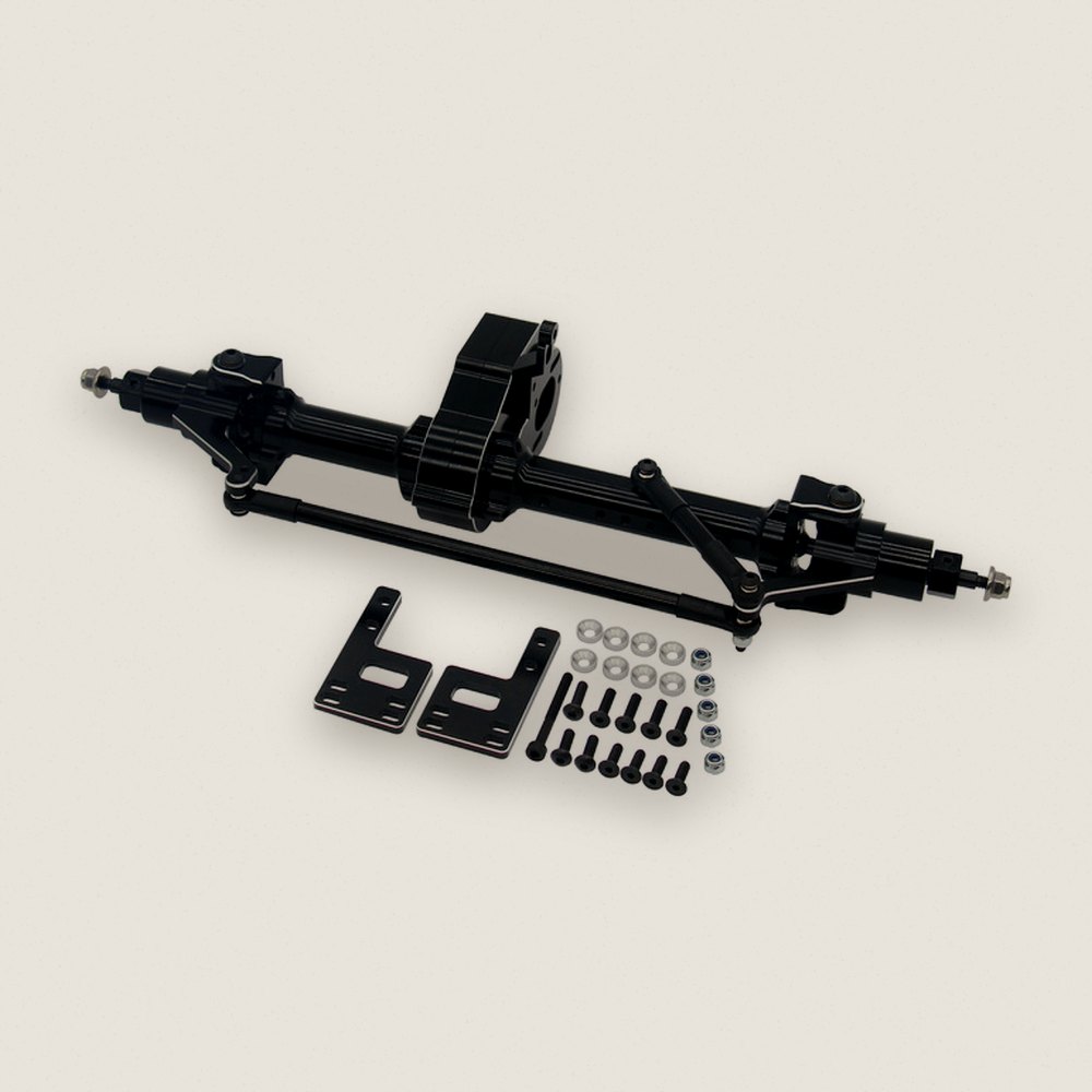 Straight Axle, Laydown Servo for Tamiya Clod Buster - Hot Racing