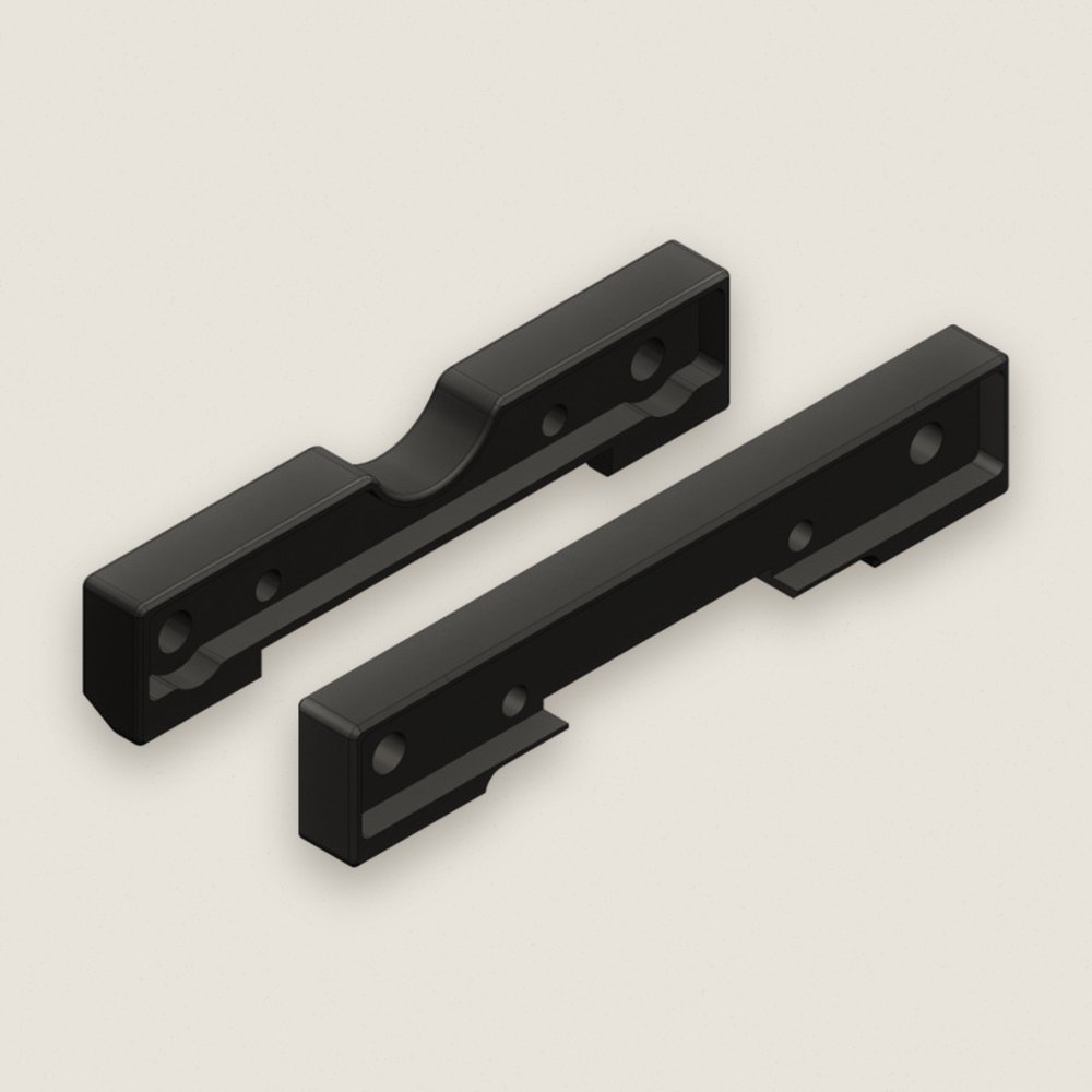 Rear Suspension Arm Mount, Composite, 1 Set for Dementor Krono - Corally