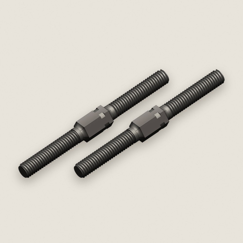 Steel Turnbuckle, M3, 35mm, 2 Pieces for Dementor Kronos Pytho - Corally