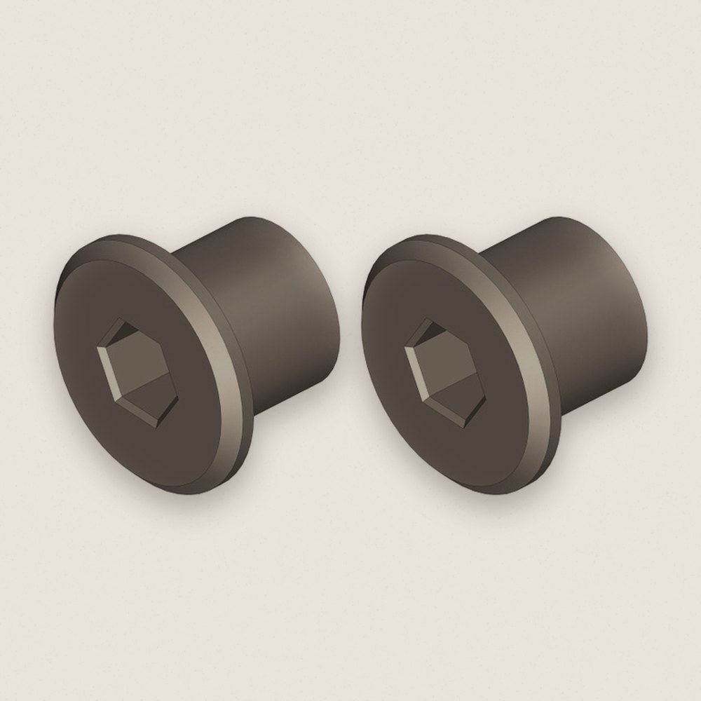 Steel Steering Rack Bushing, 2 Pcs for Dementor, Kronos, Python - Corally