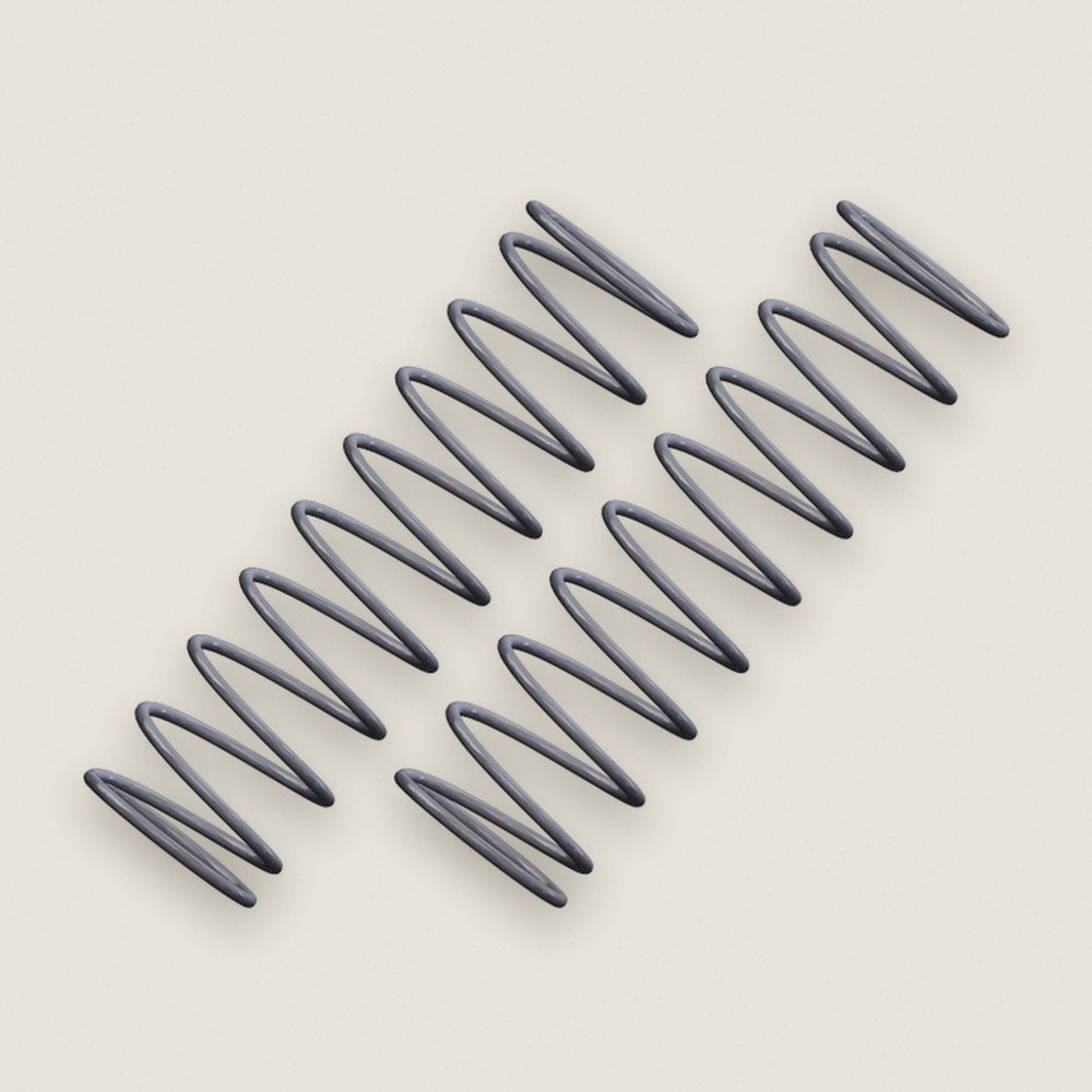 Rear Shock Spring, Medium, 2 Pieces for Dementor Kronos Python - Corally