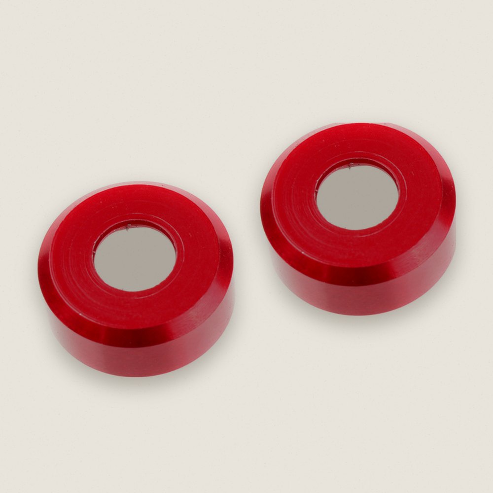 Suspension Arm Insert Outer Spacer, Aluminum Red 1.5mm, 2p, Hda - Corally