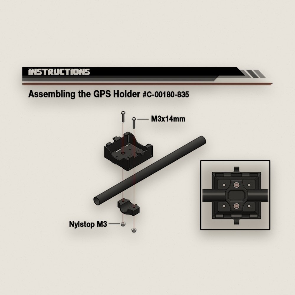Holder for Tc Gps, Composite, 1 Set - Corally