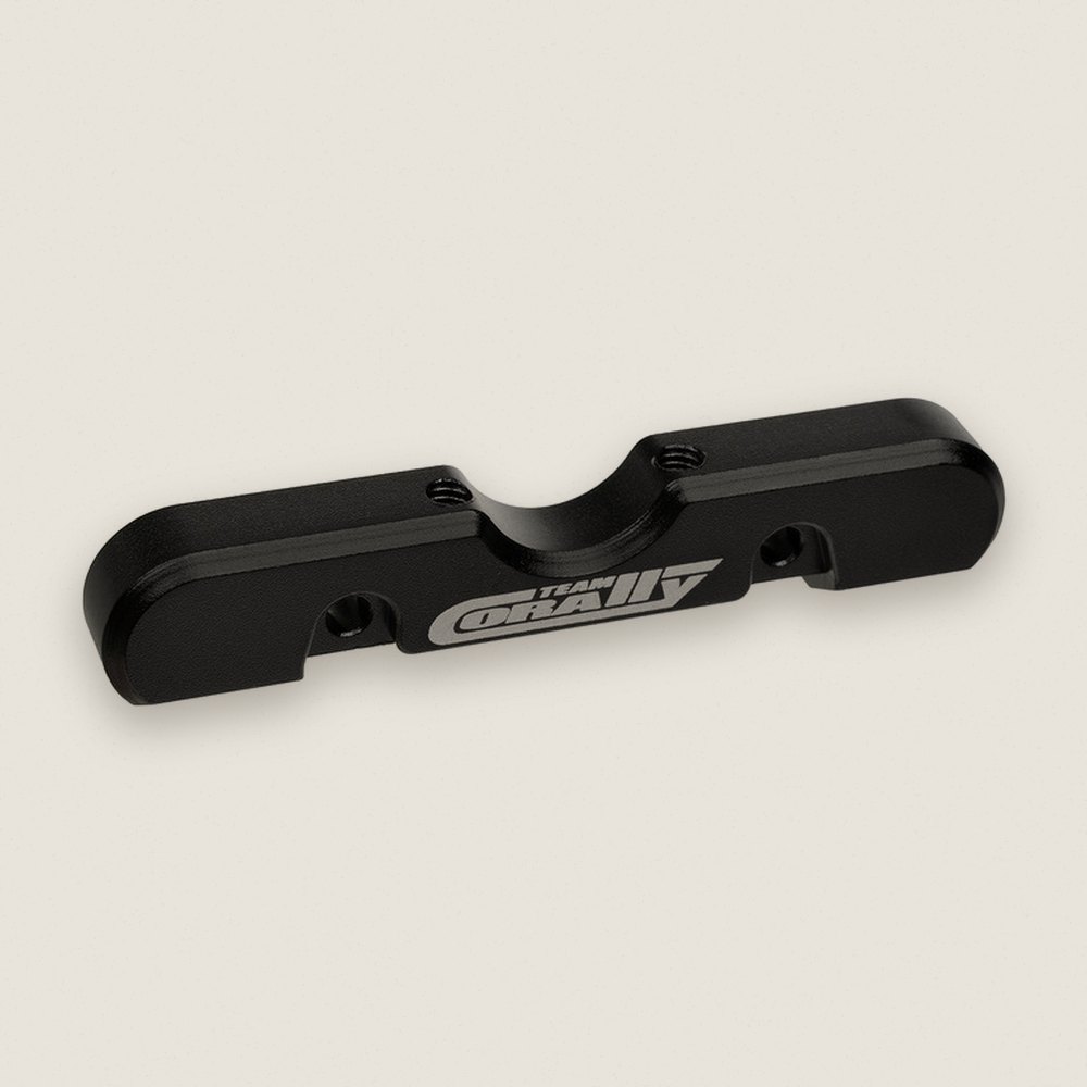 Heavy-Duty Suspension Arm Mount, Fr-Re, 8mm Aluminum Black - Corally
