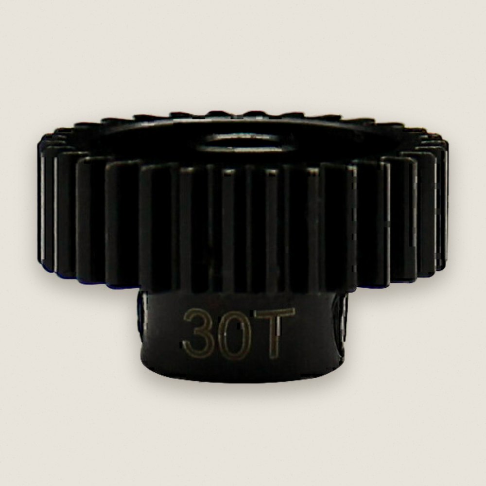 Hardened Steel Pinion Gear, 30-Tooth 0.5 Mod 1/8 Bore - Hot Racing