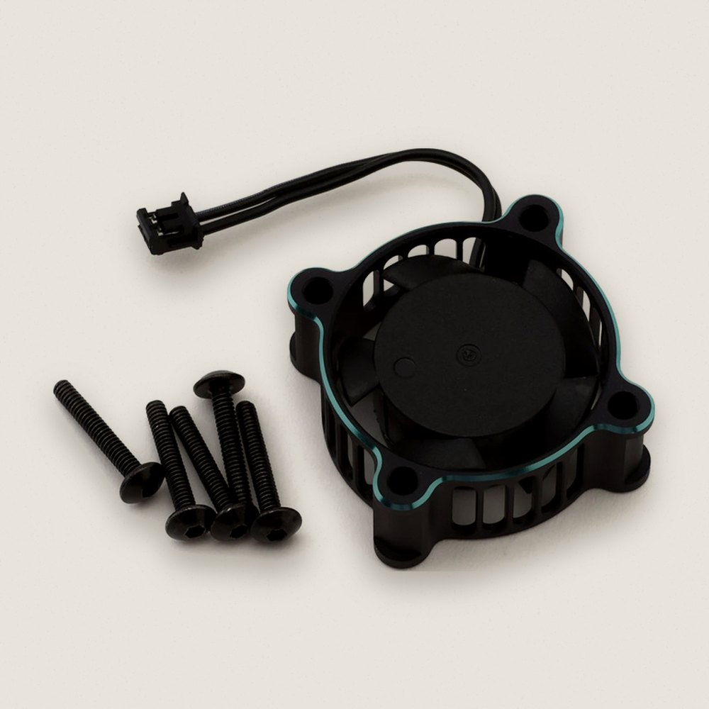 Cooling Fan, Aluminum 25x25x10mm ESC (Black/Aurora) for Crest X/X Evo - Cayote
