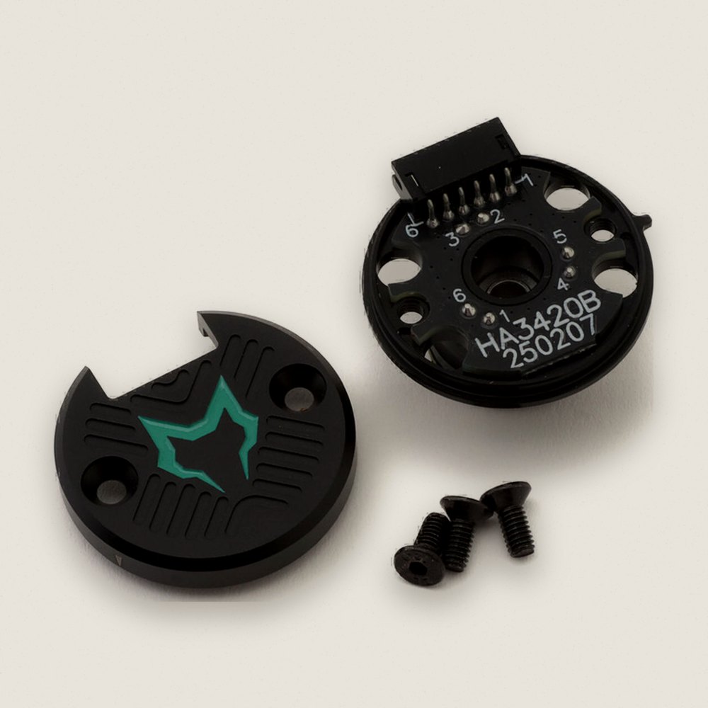 Rear Endplate Set, Crest Modi 540 Brushless Motor (3.5-9.5t) - Cayote